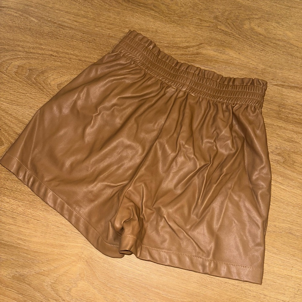Vestique Leather Shorts